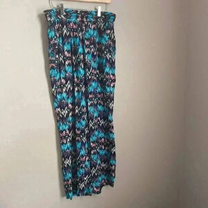 Laundry by Shelli Segal Drawstring Pants Aztec